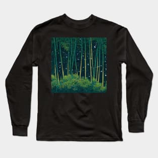 A forest of bamboo and stars Long Sleeve T-Shirt